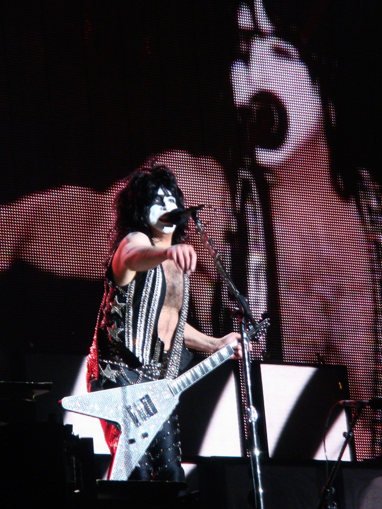 Paul Stanley, KISS (Phone pic)