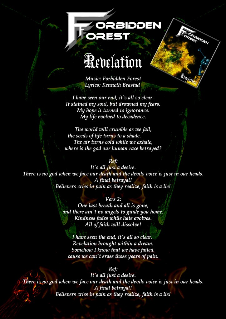 Revelation Lyric Sheet